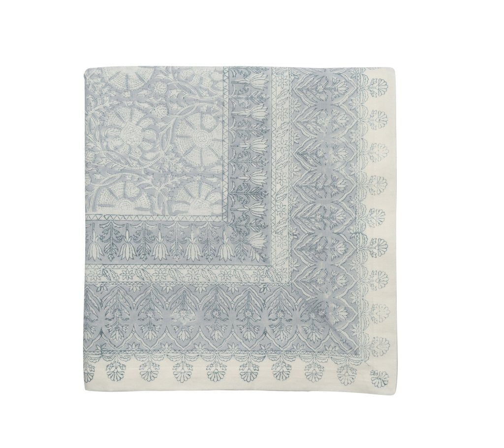 Elegant Provence Tablecloth in Periwinkle Blue - Perfect for French Country Dining, Outdoor Picnics & Farmhouse Decor