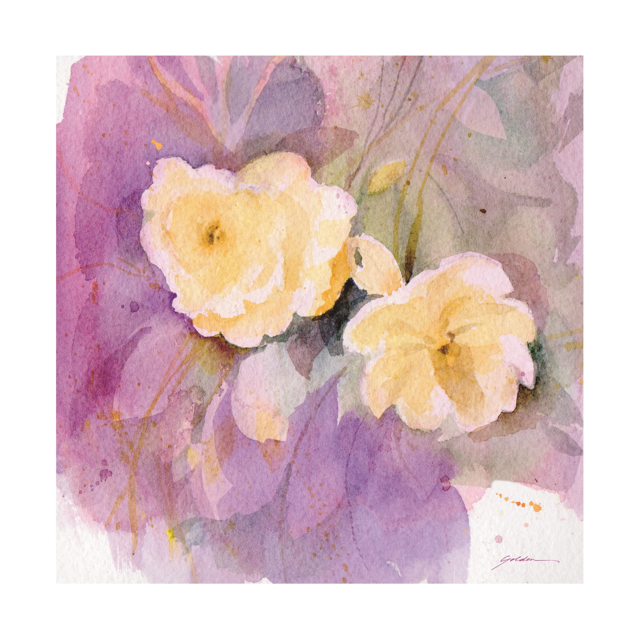Trademark Fine Art 'Friendship' Canvas Wall Art by Sheila Golden - Perfect for Living Room, Bedroom & Office Decor