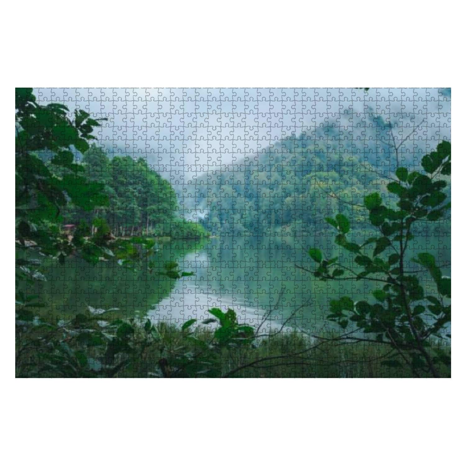 1000-Piece Jigsaw Puzzle of Amazon River Sunset - Colorful Large Artwork Puzzle for Adults & Teens | Challenging Puzzle Game, Perfect Gift for Puzzle Lovers | Great for Family Game Night, Stress Relief & Home Decor