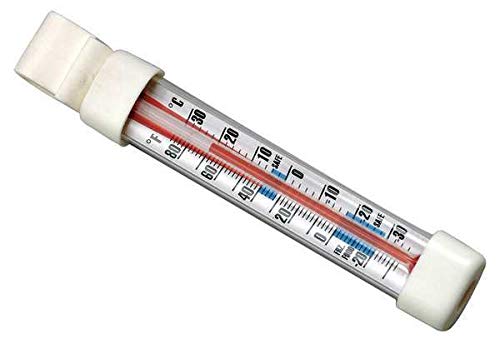 NSF Certified Refrigerator Freezer Thermometer - Digital Fridge & Freezer Temperature Monitor for Food Safety, Home Kitchen, Restaurant, and Commercial Use