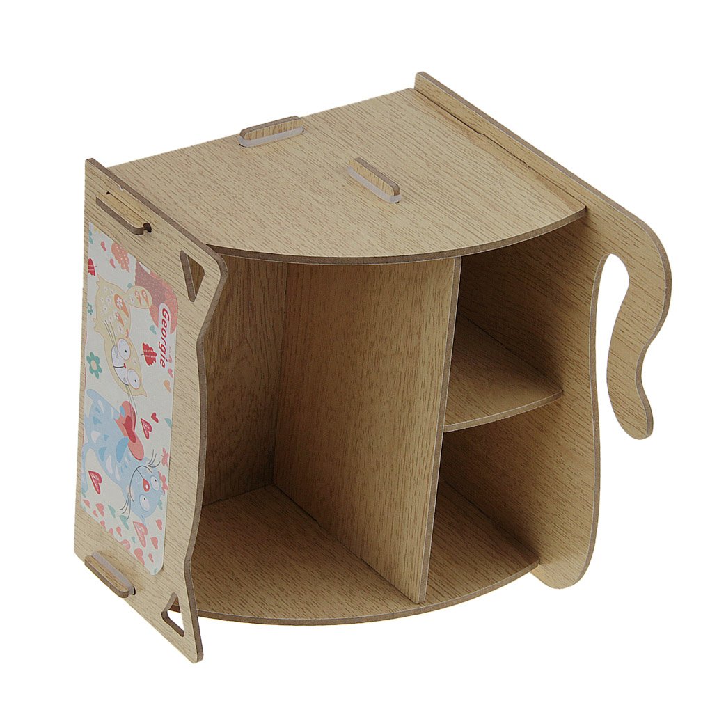 Handmade Solid Wood Pen Holder - White Oak Desk Organizer for Office & Home Workspace | Perfect for Pencils, Markers, and Stationery