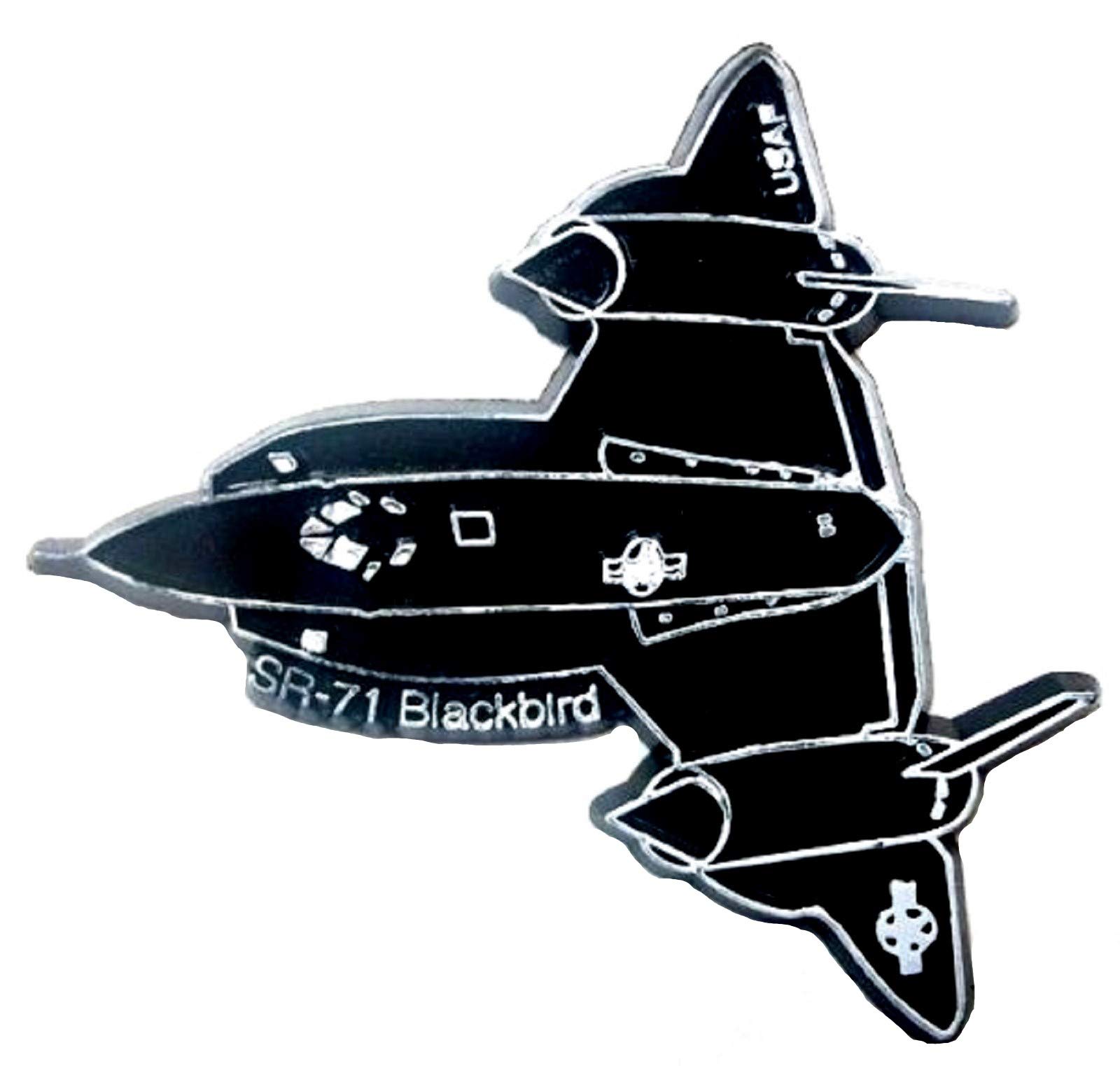 SR-71 Blackbird Air Force Fridge Magnet - Collectible Military Aircraft Refrigerator Magnet for Aviation Enthusiasts & Home Decor