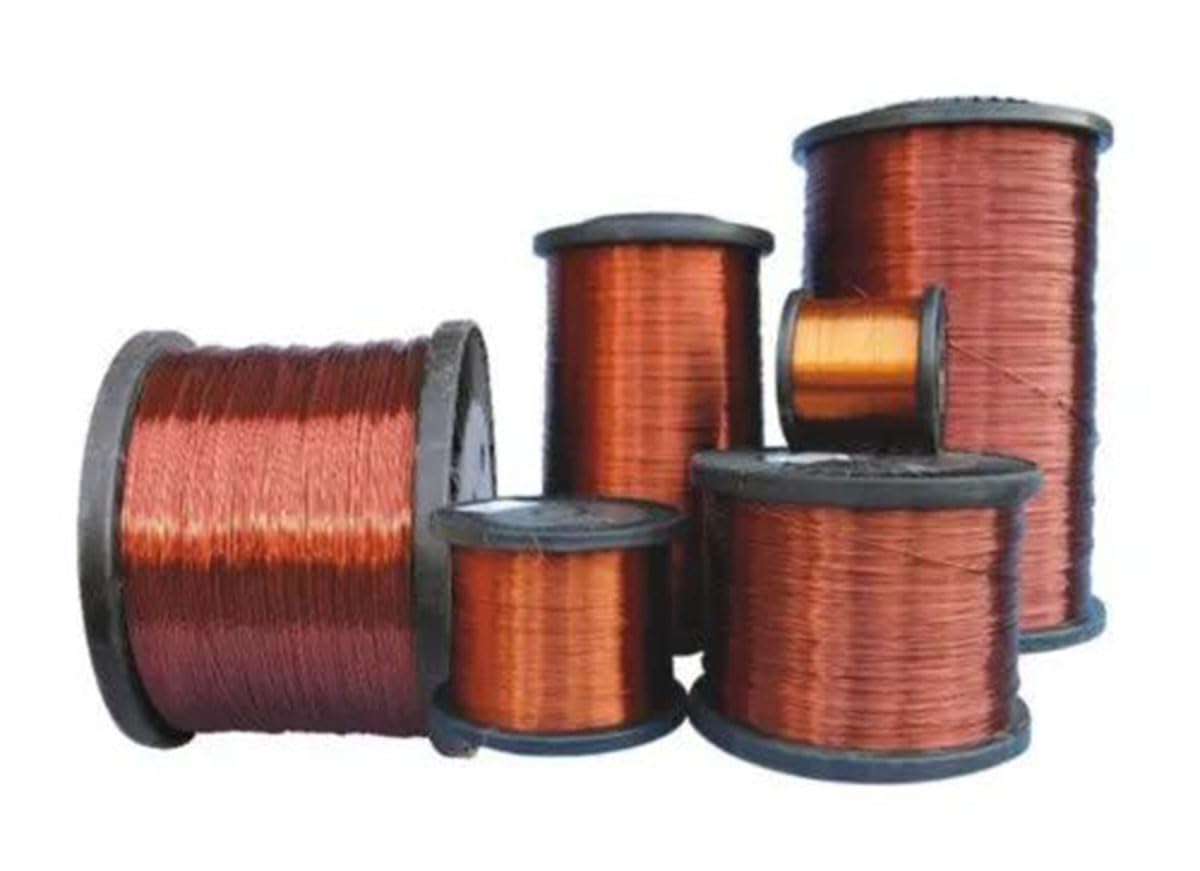 High-Quality 28 Gauge Electric Copper Enameled Magnet Wire for Motor Winding - 2KG (4.4 Lbs) - Perfect for DIY Crafts, Jewelry Making, Gemstone Wrapping & Electrical Projects | Durable Insulated Copper Wire for Home & Professional Use
