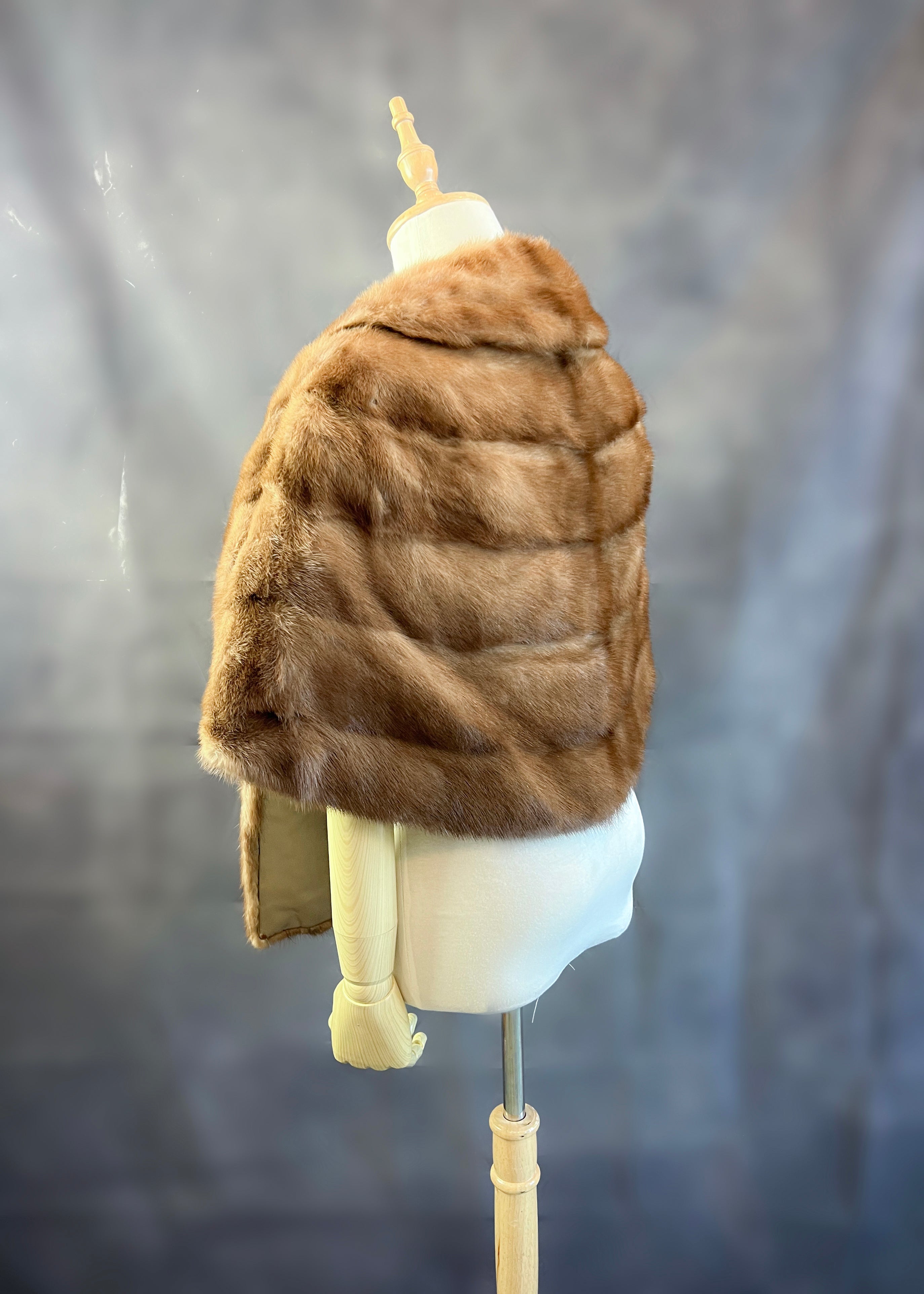 Luxury Real Mink Fur Stole Shawl - Soft & Warm Winter Fashion Accessory for Women - Perfect for Evening Parties, Weddings & Special Occasions