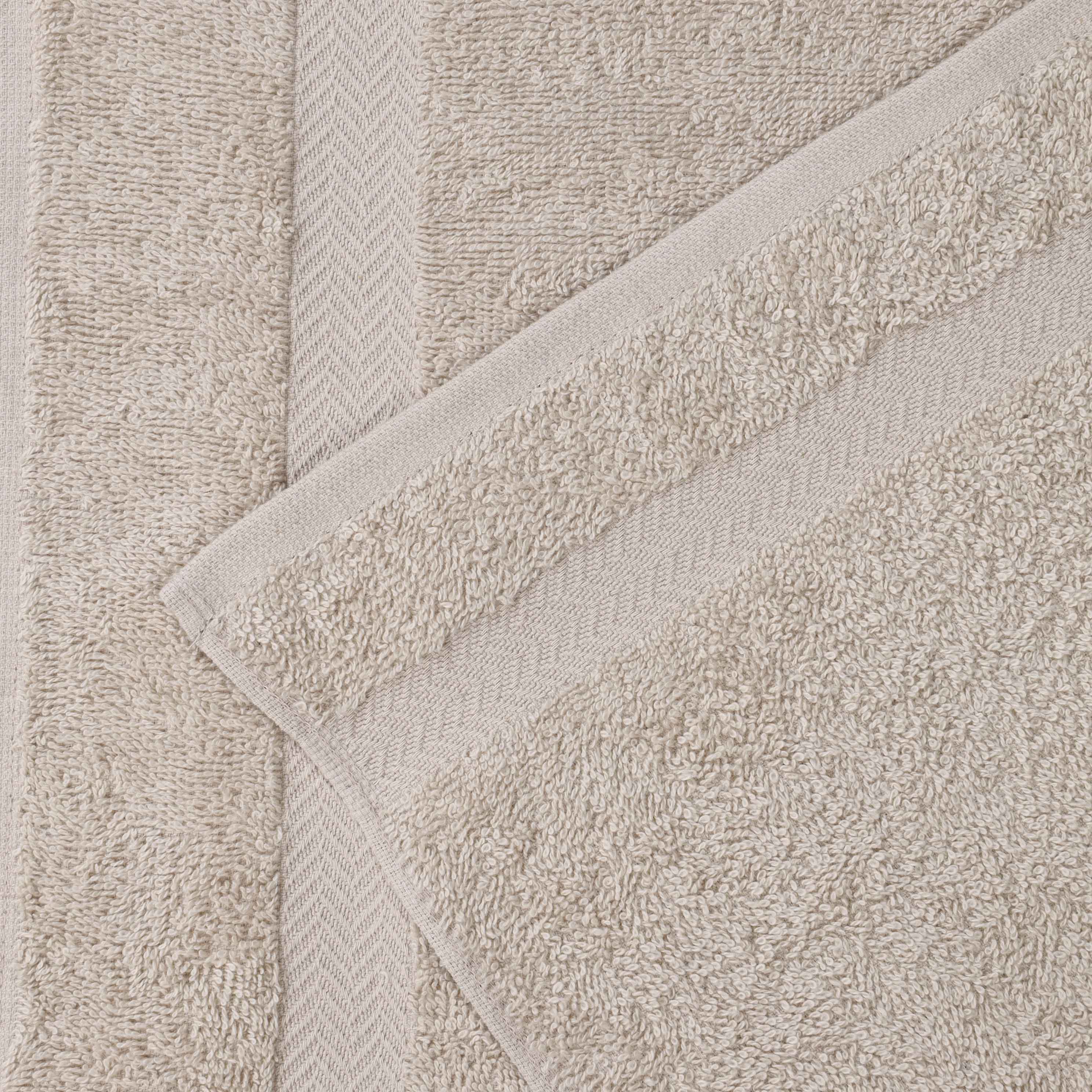 Franklin 100% Cotton Eco-Friendly Bath Towel Set - 12 Piece Soft Absorbent Towels for Bathroom, Spa & Gym Use