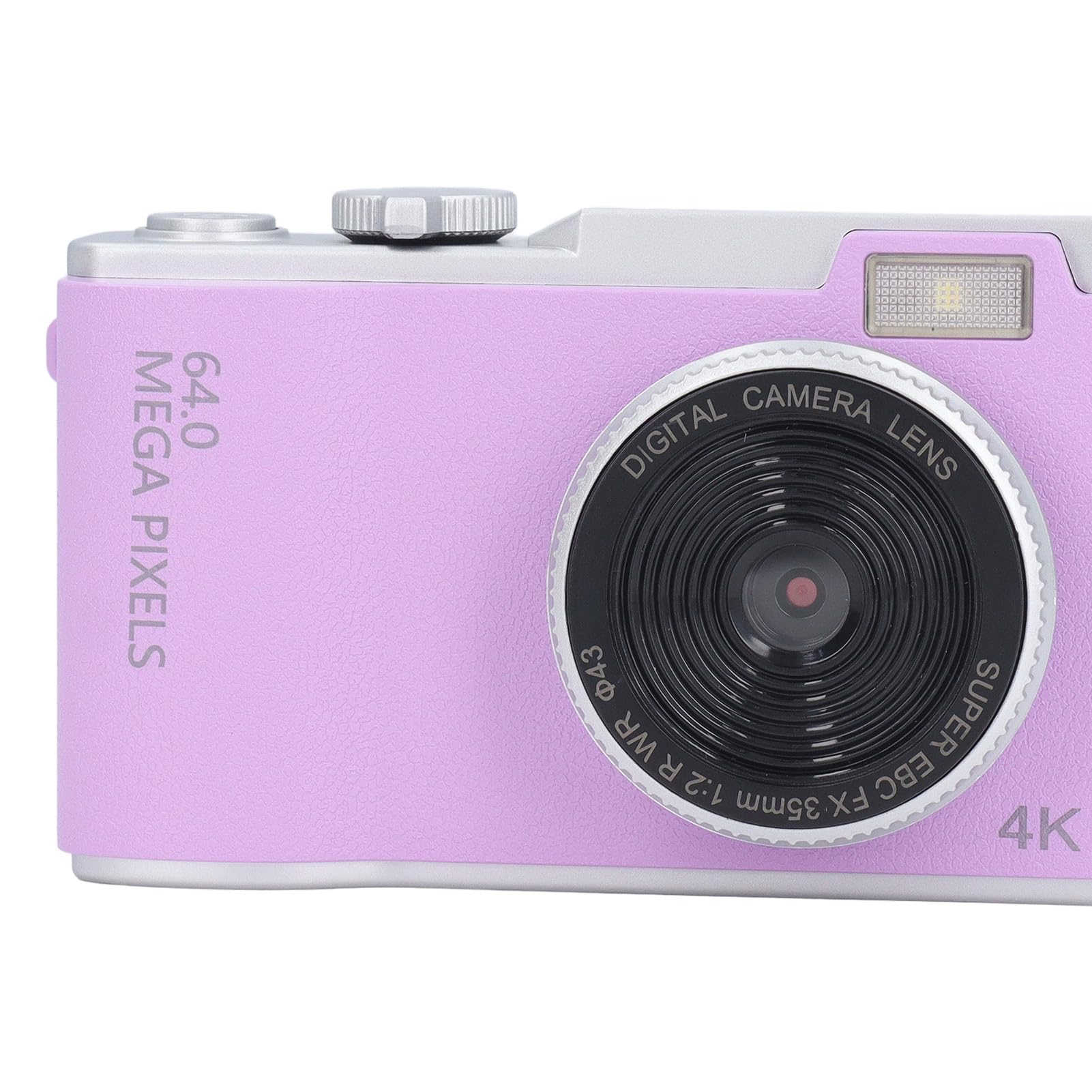 48MP Digital Camera with 2.4 Inch LCD Screen - 1080P HD Video & 16x Zoom - Compact Portable Camera for Kids, Adults & Beginners - Perfect for Travel, Vlogging & Everyday Photography (Purple)