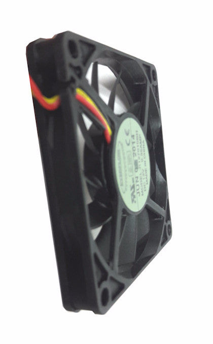 Everflow 70x70x10mm Dual Ball Bearing 12V DC Cooling Fan R127010BH - Perfect for PC, Electronics, and DIY Cooling Projects