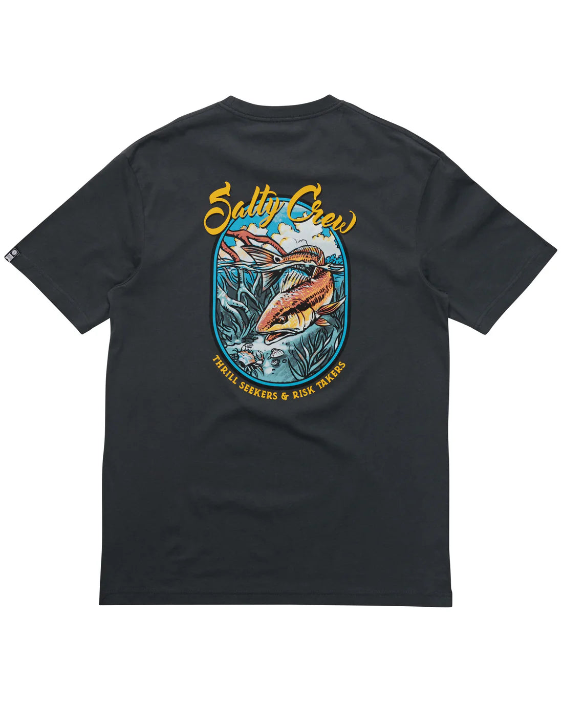 Salty Crew Red Fish Premium T-Shirt for Men - Comfortable Fishing & Outdoor Activities Tee