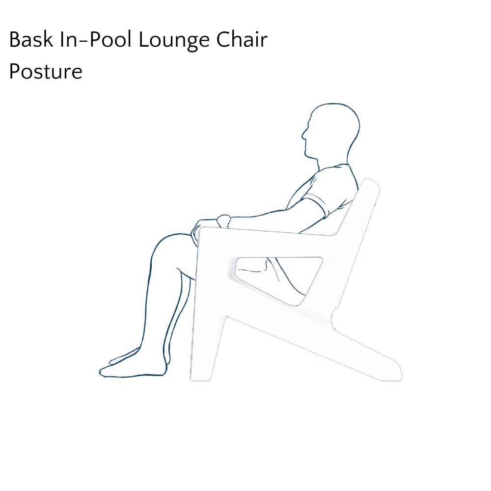 Premium Bask In Pool Lounge Chair - Adjustable Floating Sunbed for Swimming Pool, Beach & Backyard Relaxation | Comfortable Waterproof Outdoor Recliner for Sunbathing & Vacation Use