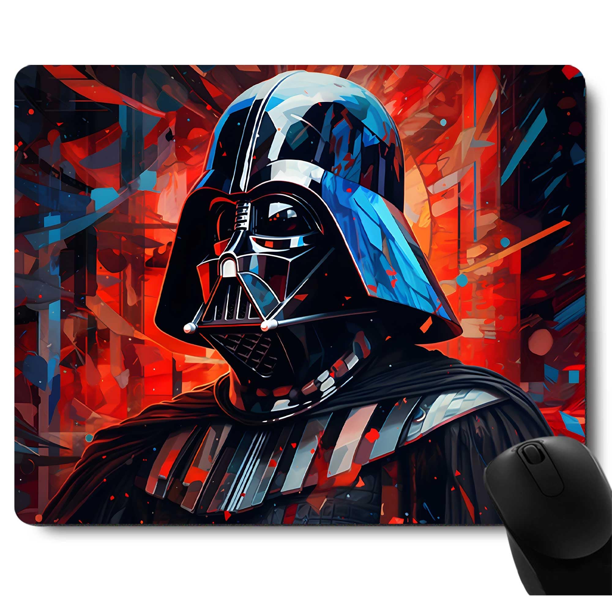 Stylish Black Gaming Mouse Pad with Non-Slip Base - 3mm Thick Large Mouse Mat for Computer, Laptop & Wireless Mouse - Perfect for Home Office, Gaming & Work Desk Accessories | Ergonomic Design for Comfort & Precision