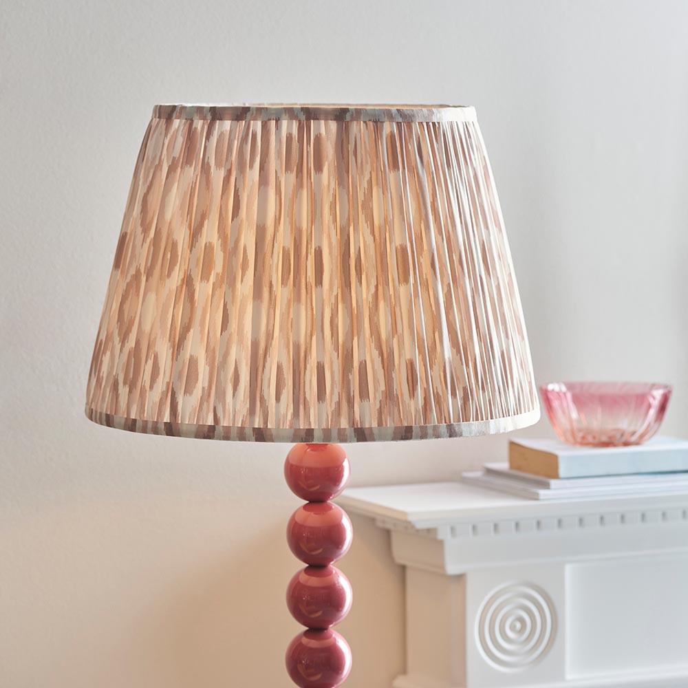 Auralis Ikat Floor Lamp with E27 Socket - Modern Handwoven Design for Living Room, Bedroom & Office Lighting
