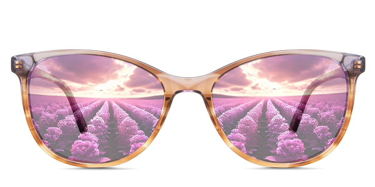 Maggie Women's Prescription Tinted Glasses - Stylish & UV Protection for Reading, Driving & Outdoor Activities