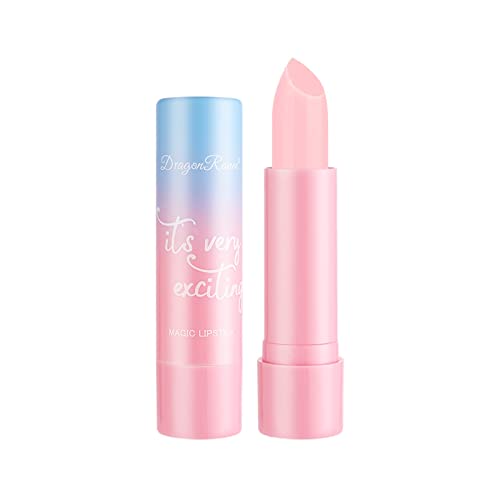 Natural Magic Color Changing Lip Balm - Peach, Grape, Aloe Vera & Carrot Flavored | Long Lasting Moisturizing Hydrating Jelly Lipstick | Perfect for Daily Wear, Gift Giving & Travel Essentials
