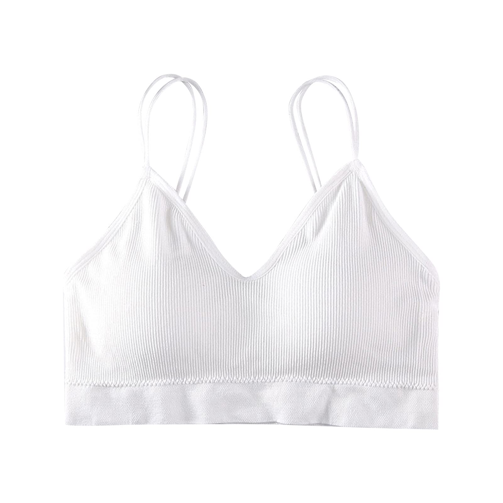 Lace Sports Bra for Women - Sexy No Wire Bralette for Workout & Yoga