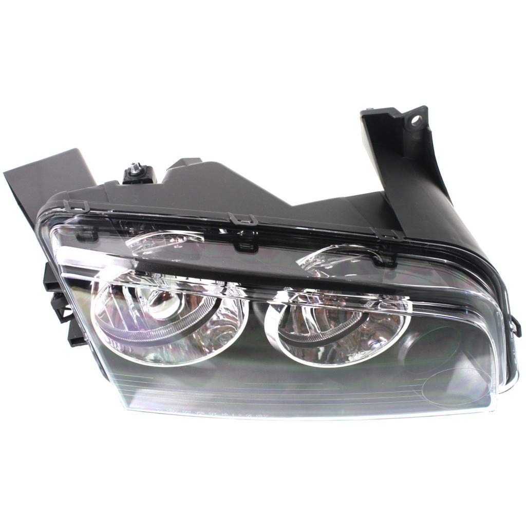 Dodge Charger Headlight Assembly Replacement for 2006-2011 Models - Passenger Side (CH2503163, 4806164AF) | Perfect for Night Driving & Vehicle Restoration Projects