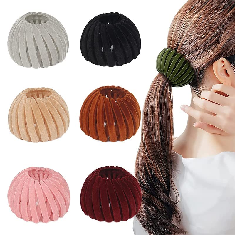 RECTYO GALLERY 1-Pack Bird Nest Hair Clip Holder - Ponytail & Bun Barz Accessories for Women & Girls - Perfect for Home, Office & Travel Hair Organization