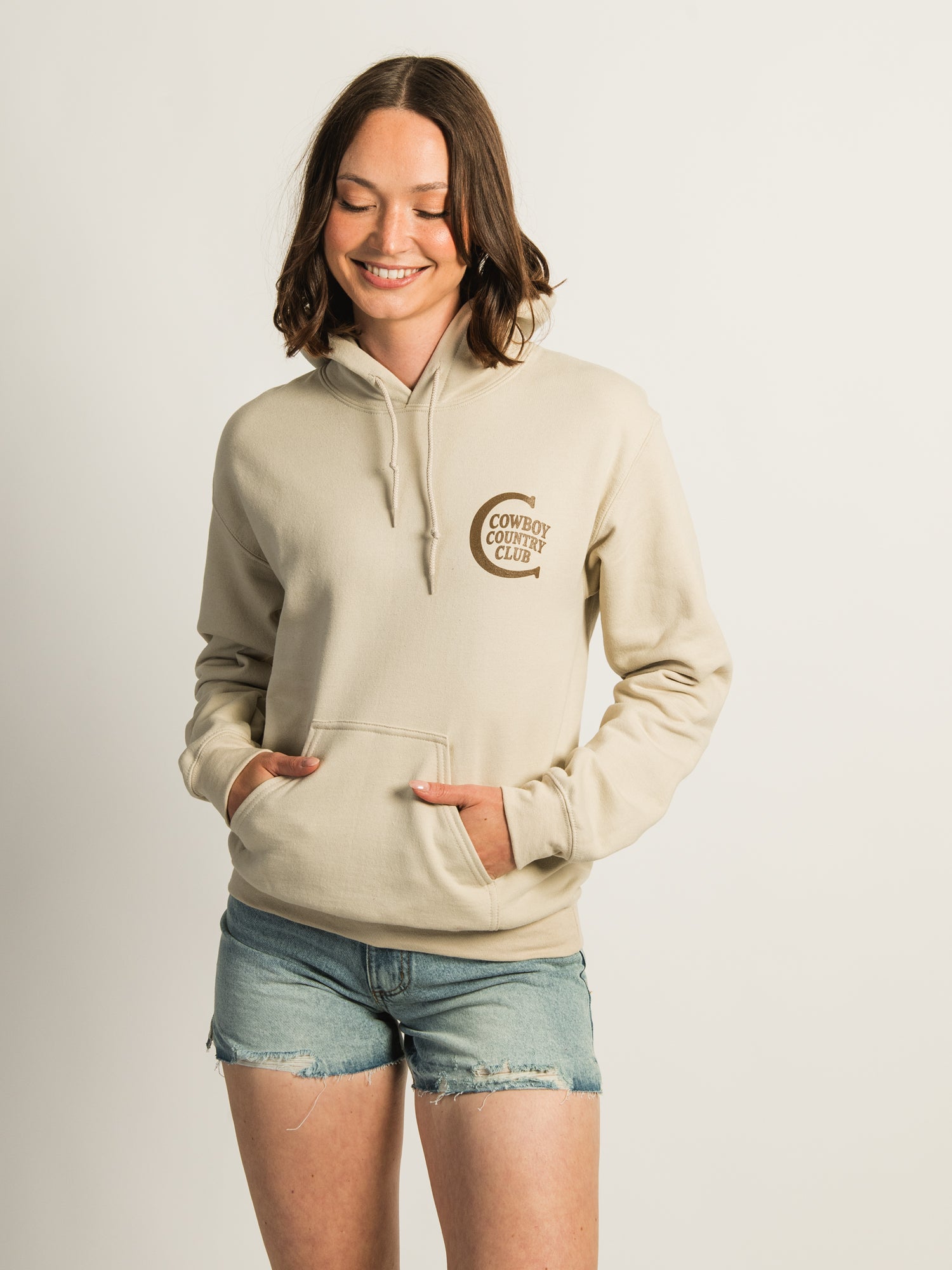 Country Club Pullover Hoodie - Premium Cotton Blend Men's & Women's Sweatshirt for Golf, Casual Wear & Outdoor Activities