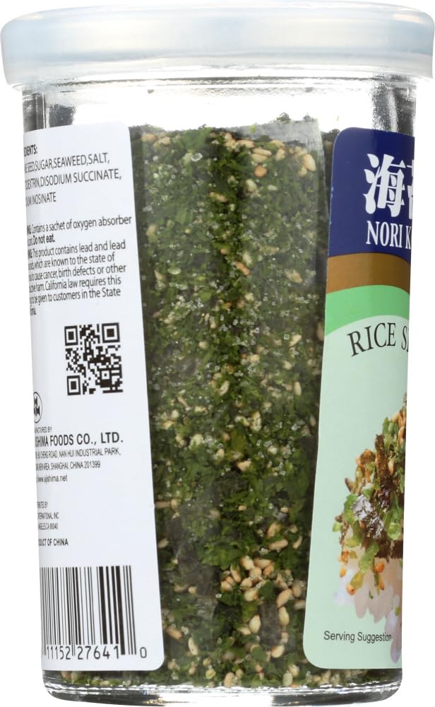 Premium JFC Nori Fumi Furikake Rice Seasoning - 1.7 Oz (Pack of 10) | Japanese Seaweed & Sesame Topping | Perfect for Sushi, Rice Bowls & Onigiri | Authentic Asian Flavor Enhancer