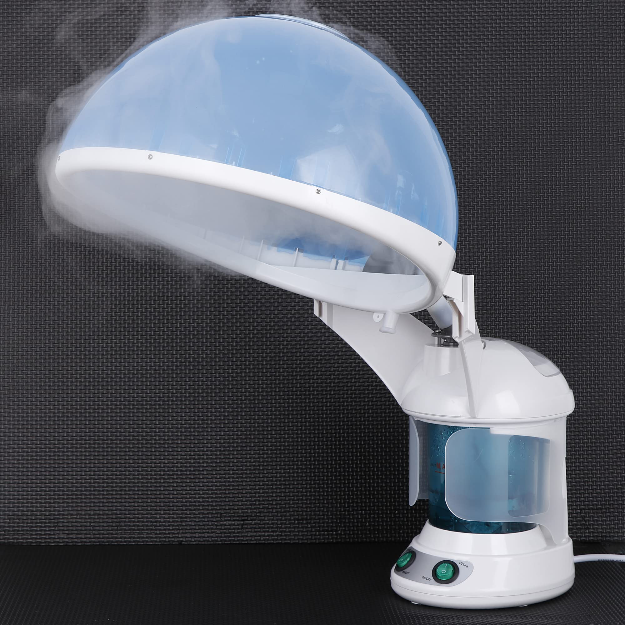 2 in 1 Facial Steamer & Hair Steamer for Deep Cleaning - Professional Home Spa Machine for Black Hair Deep Conditioning & Skin Hydration | Perfect for At-Home Beauty Treatments & Relaxation