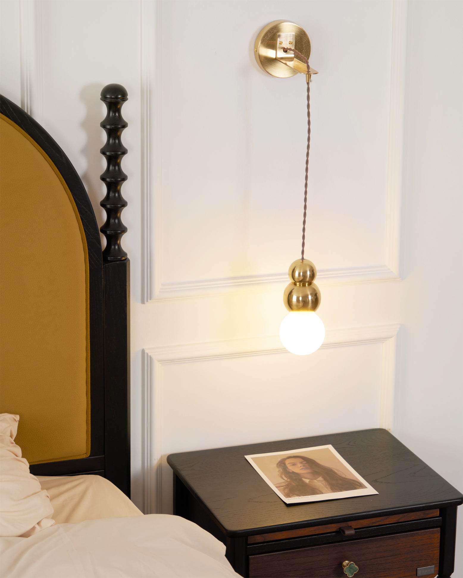 Modern LED Ball Light Wall Lamp - Dimmable Indoor/Outdoor Lighting Fixture for Bedroom, Living Room, Garden & Patio Decor