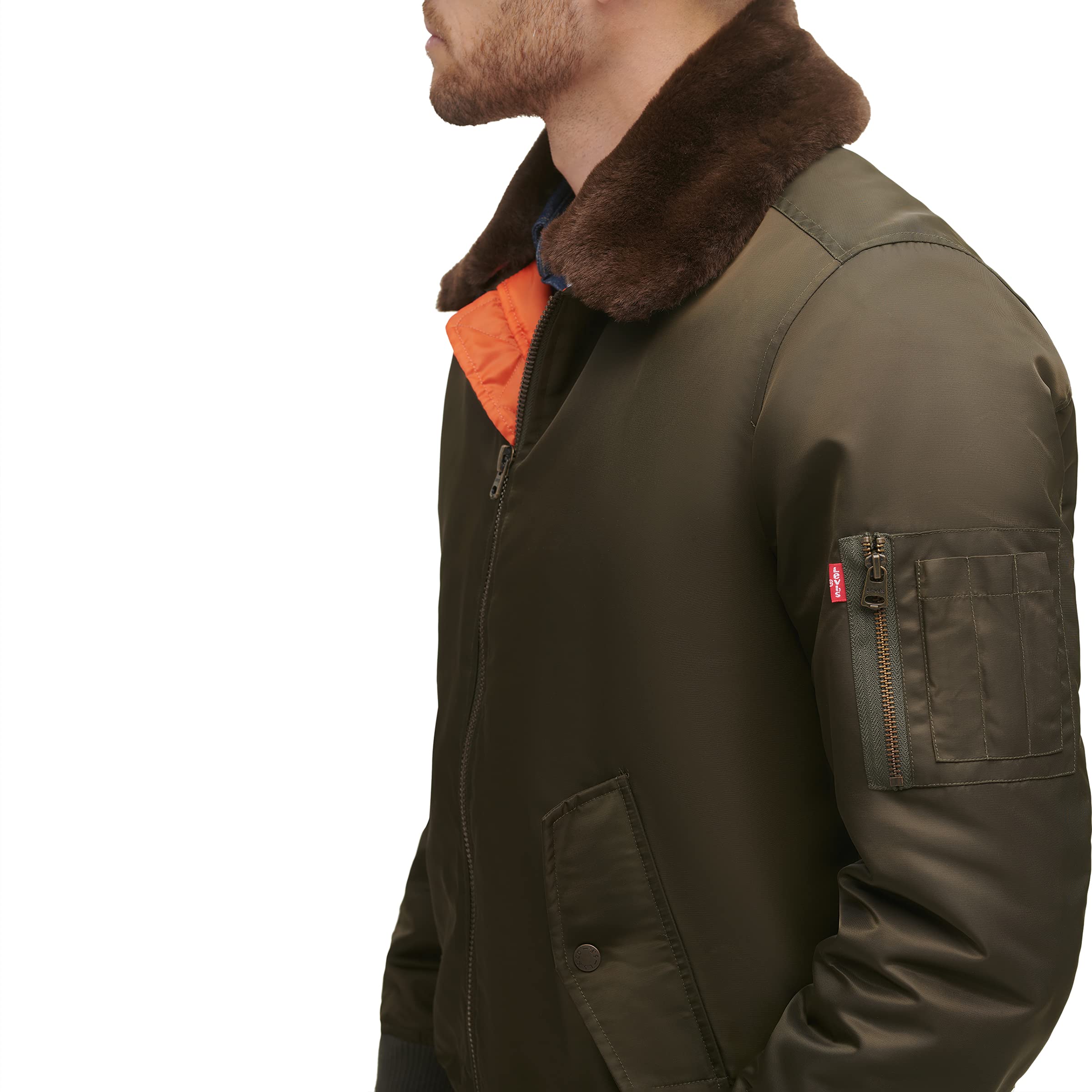Levi's Men's MA-1 Flight Jacket - Classic Bomber Jacket for Men | Water-Resistant & Lightweight | Perfect for Casual Wear, Travel & Outdoor Adventures