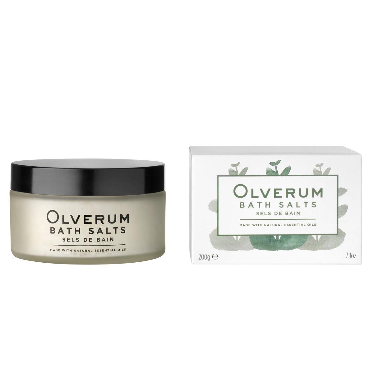 Olverum Bath Salts - Natural Relaxing & Detoxifying Mineral Soak for Stress Relief & Muscle Recovery | Perfect for Spa Nights, Self-Care & Gift Giving