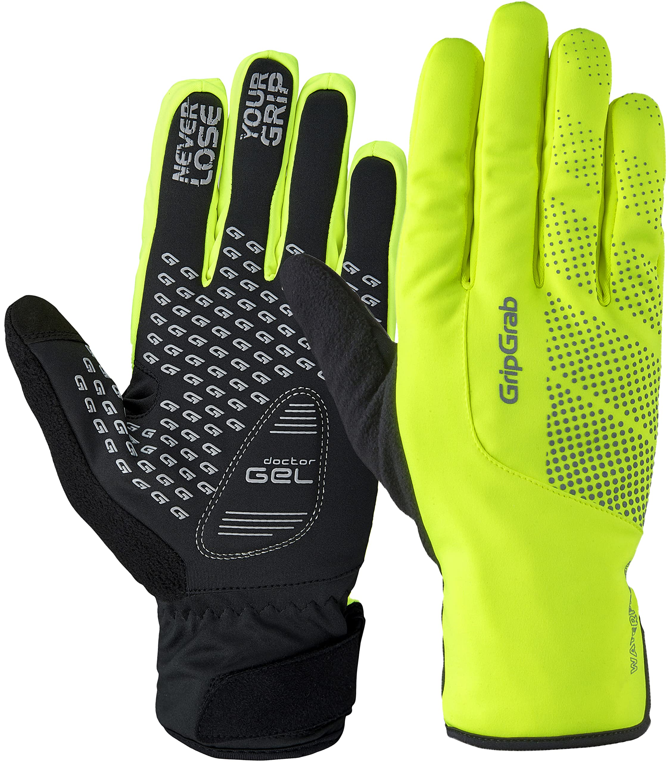 GripGrab Waterproof Thermal Cycling Gloves - Windproof Winter Bike Gloves with Fleece Lining for Men & Women - Ideal for Cold Weather Commuting, Mountain Biking & Outdoor Sports