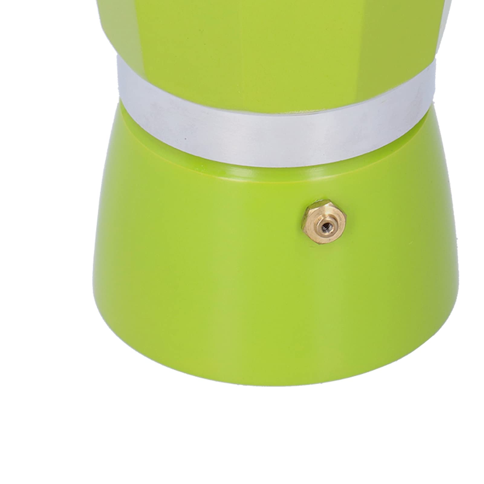 150ML Stovetop Coffee Maker - Green Espresso Moka Pot for Gas Stove, Durable Aluminum Coffee Kettle - Perfect for Home, Office, Camping & Outdoor Use