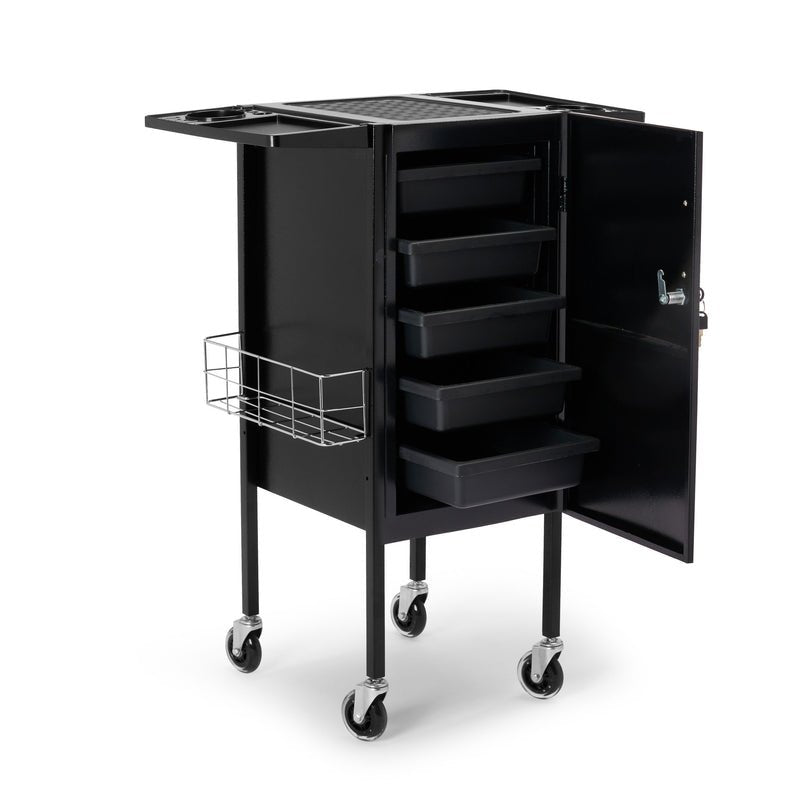 Lanvain Professional Salon Trolley Cart - 196 Series Hair Styling Station with Wheels for Midtown Hair Salons | Perfect for Salon Organization, Stylist Tools & Mobile Hairdressing Services