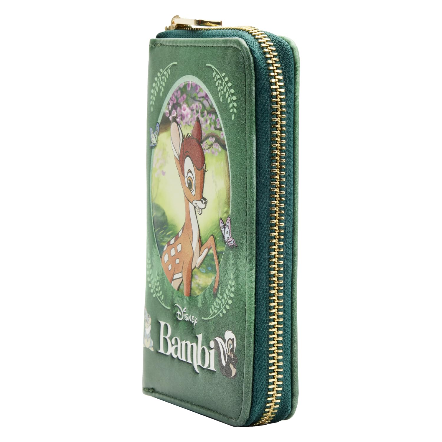 Disney Bambi Classic Books Zip Around Wallet by Loungefly - Cute & Stylish Accessory for Disney Fans, Perfect for Theme Parks, Shopping & Everyday Use