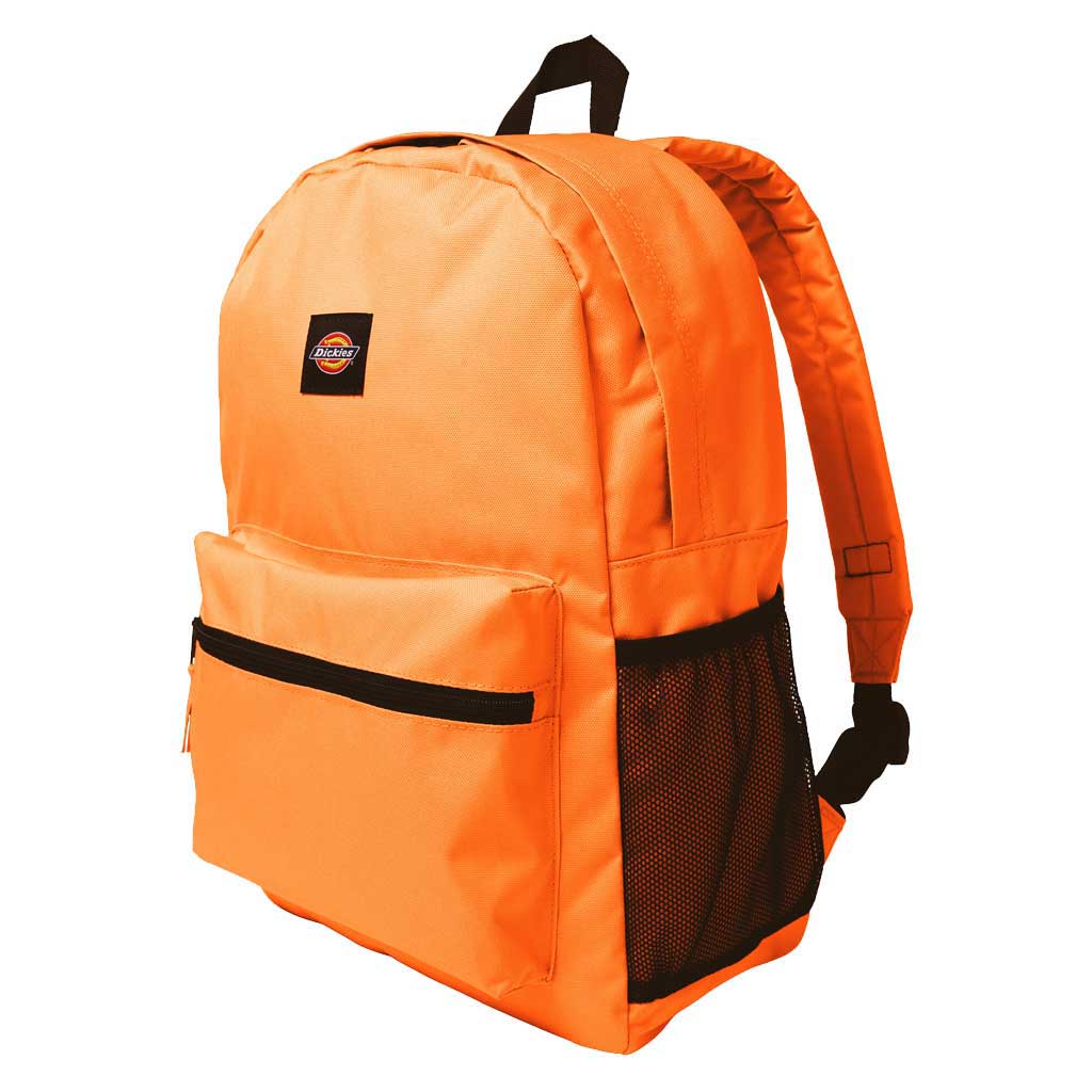 Dickies Basic Backpack - Durable Orange School & Work Backpack for Men & Women - Perfect for College, Office & Travel