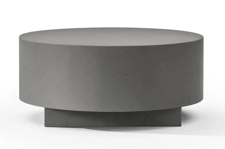 Modern Tronchetto Coffee Table by CIMENTO® - Solid Wood Living Room Furniture for Small Spaces - Perfect for Apartments, Dorms & Cozy Homes