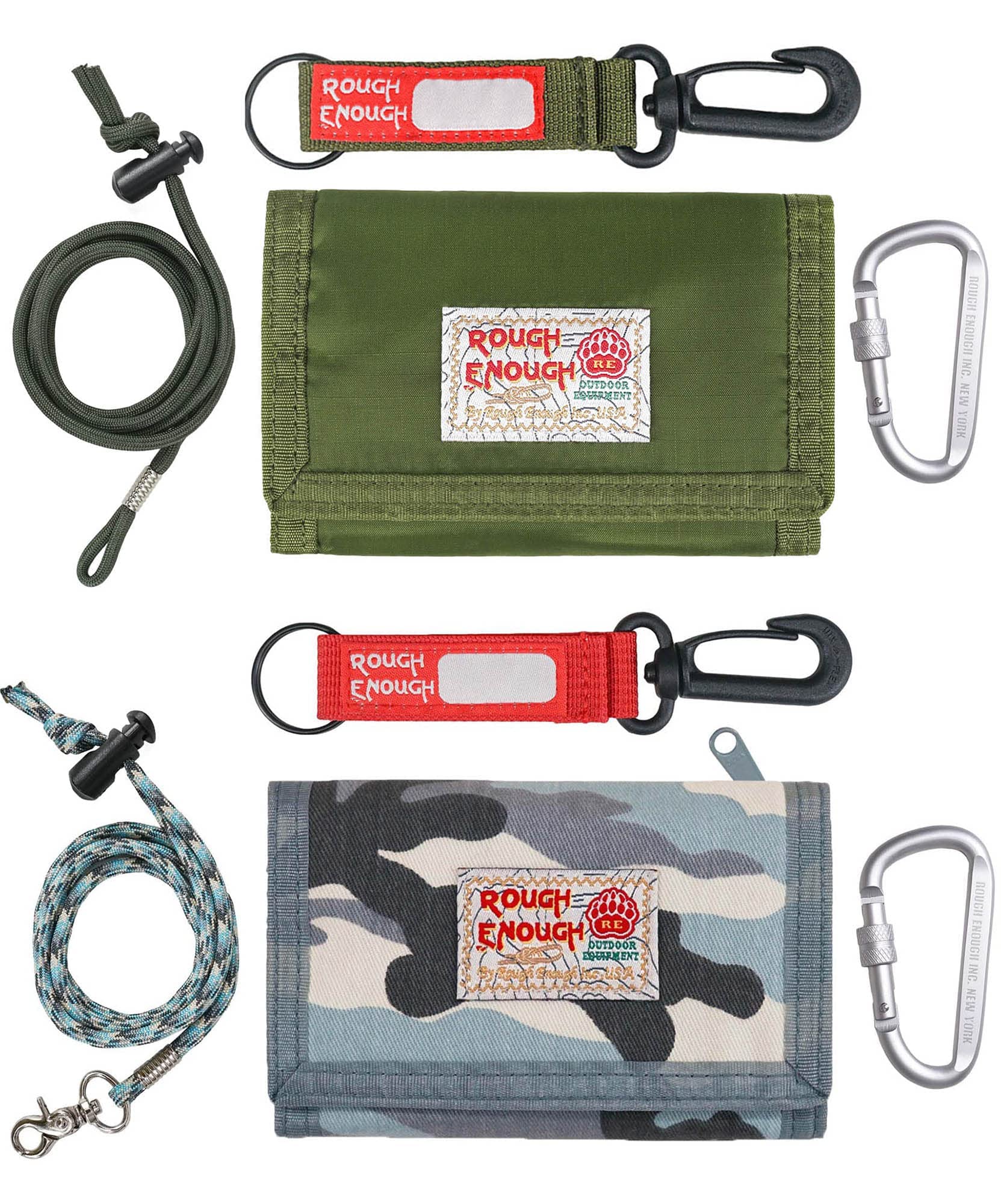 Preppy Teens Wallet with Lanyard Keychain - Durable Gift for Boys & Girls - School & Travel Use