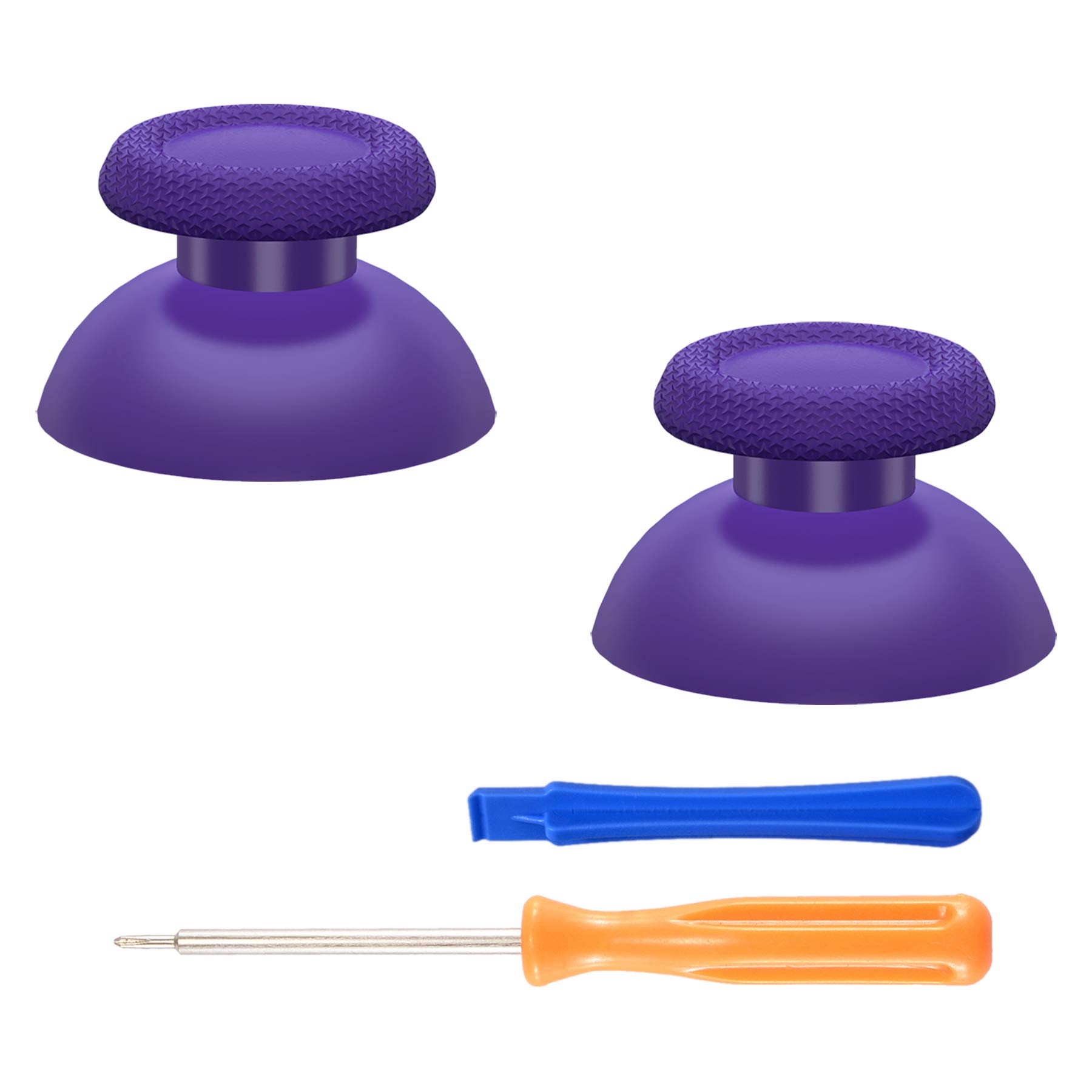 ExtremeRate Purple PS5 Controller Thumbsticks - Compatible with PS4 for Gaming