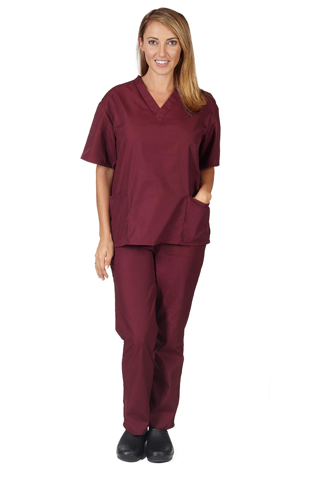 Premium Women's Medical Scrub Set - 6-Pack Comfortable Nursing Uniforms (Top & Pants) | Breathable Healthcare Workwear for Doctors, Nurses & Medical Professionals