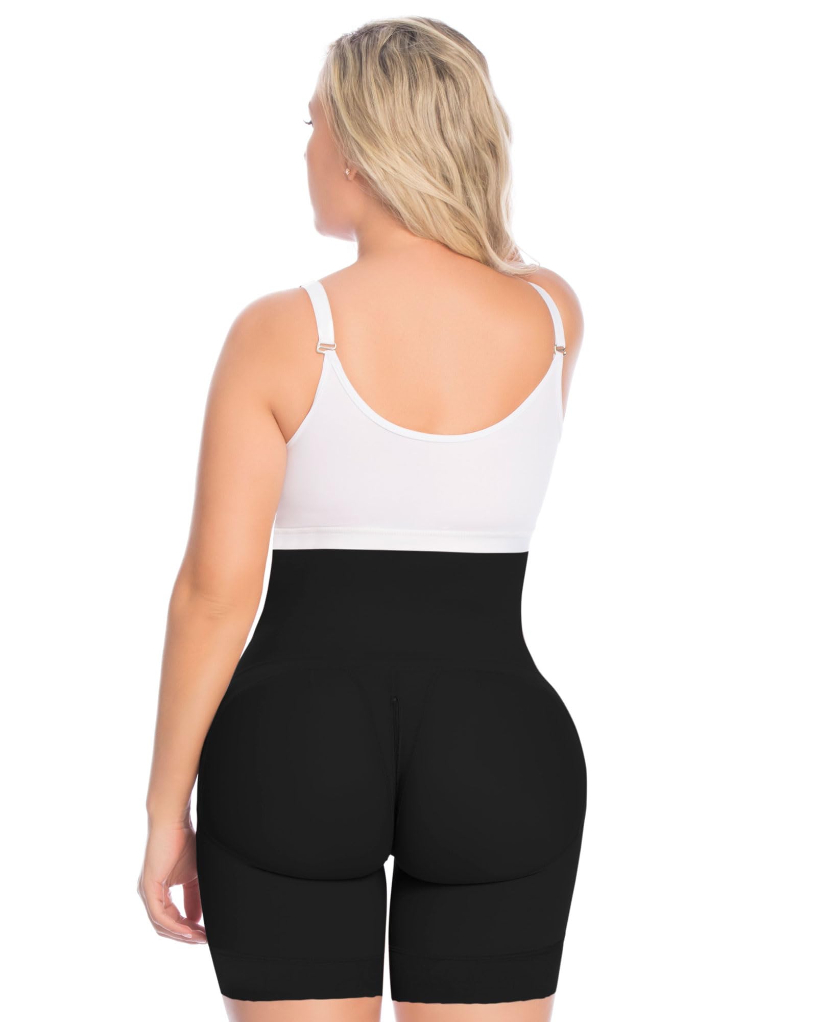 DELIE Fajas Colombianas 346 High Compression Butt Lifting Shapewear Shorts - Tummy Control BBL Shorts for Women | Postpartum Recovery & Body Shaping Under Clothes