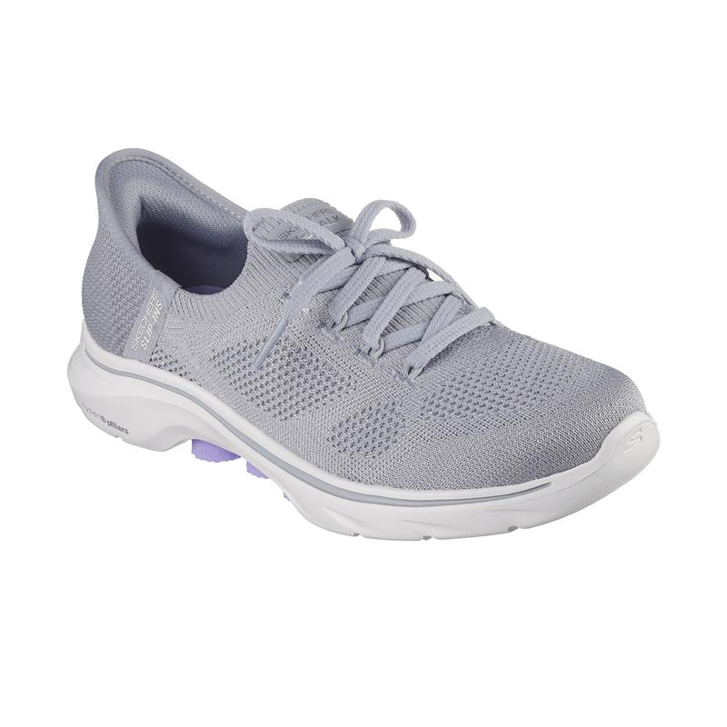 Skechers Women's Go Walk 7 Slip-On Walking Shoes - Comfortable & Lightweight Sneakers for Walking, Travel & Everyday Wear - Style 125213/GYLV