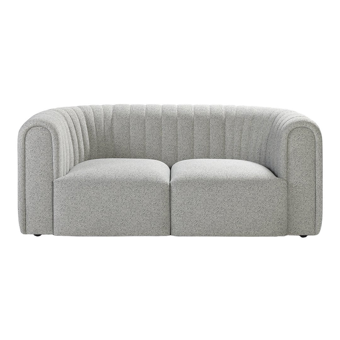 Modern 2-Seater Sofa - Comfortable Small Couch for Living Room, Apartment, Office - Soft Fabric Upholstery with Sturdy Wooden Frame - Perfect for Lounging, Relaxing, and Entertaining Guests