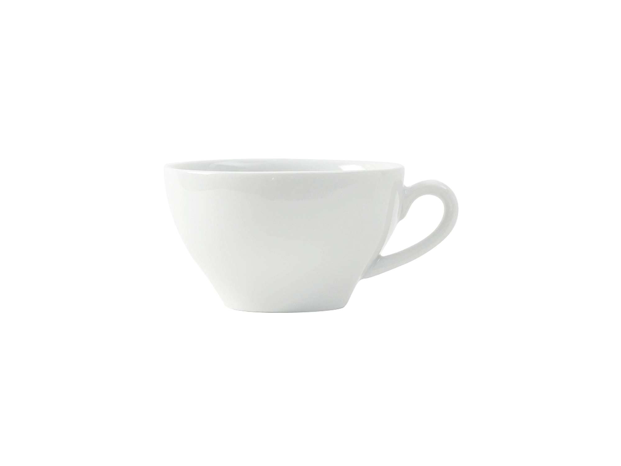 Premium 8-Ounce Porcelain Coffee Cups and Saucers Set - 36-Piece Case, Bright White, Scratch & Chip Resistant, Lead & Cadmium Free, Dishwasher & Microwave Safe - Perfect for Restaurants, Cafes, and Home Use