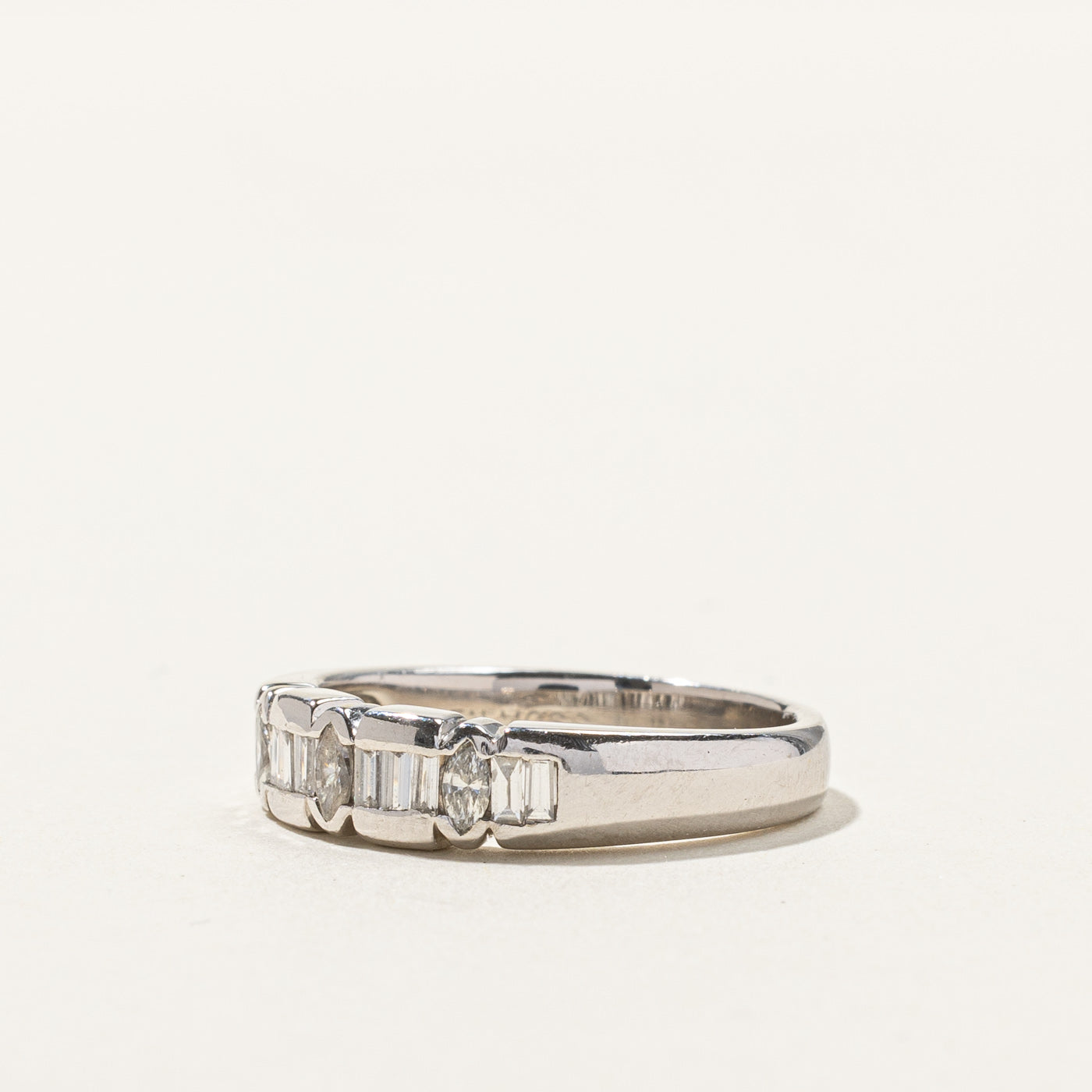 0.62ctw Multi Cut Diamond Wedding Band Ring for Women - Size 7.75 | Elegant Stackable Ring for Anniversary, Engagement & Everyday Wear