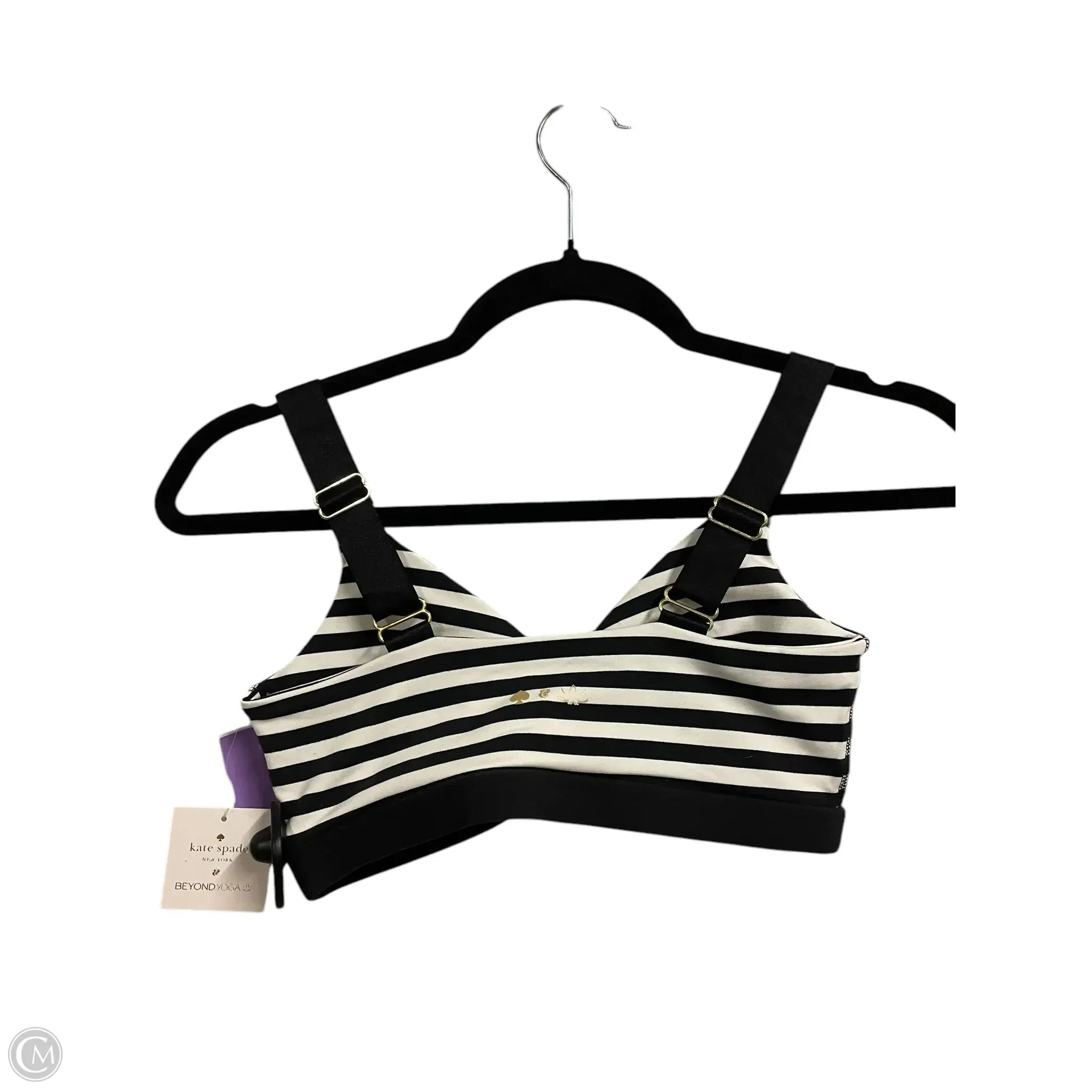 Beyond Yoga Striped Athletic Bra - Size S - Comfortable Workout Sports Bra for Yoga, Running & Gym