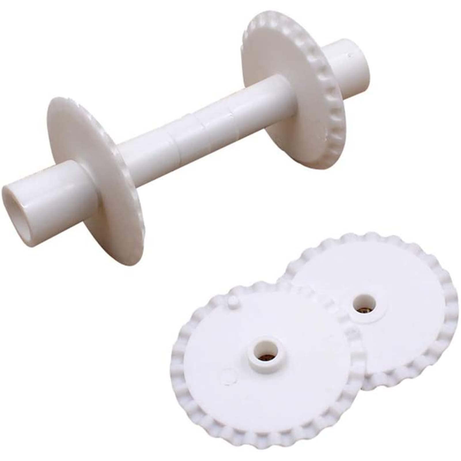 TEEGUI Ceramic Bakeware Rolling Tool - Ribbon Strip Fondant & Sugarcraft Cutters, Cake Embosser Pin for Baking & Decorating - Perfect for DIY Cakes, Cookies, and Pastry Making (One Size)