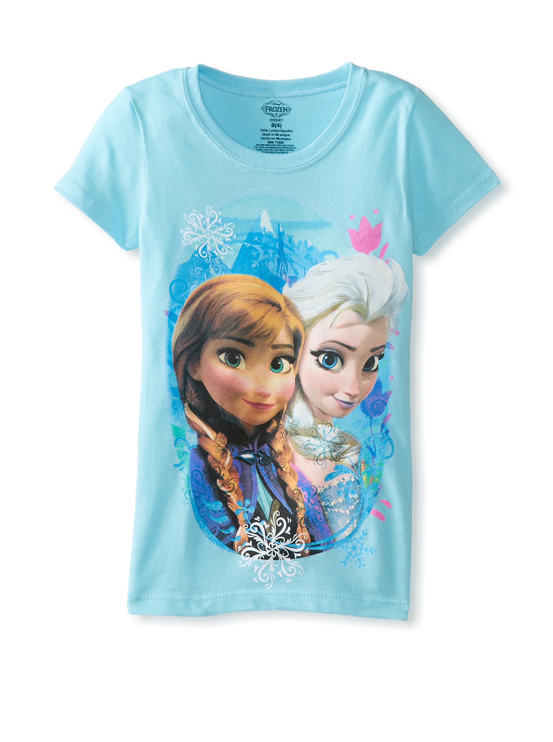 Frozen Kids' Short Sleeve Graphic T-Shirt - Cute Cartoon Print Cotton Tee for Boys & Girls | Perfect for School, Playdates & Family Outings