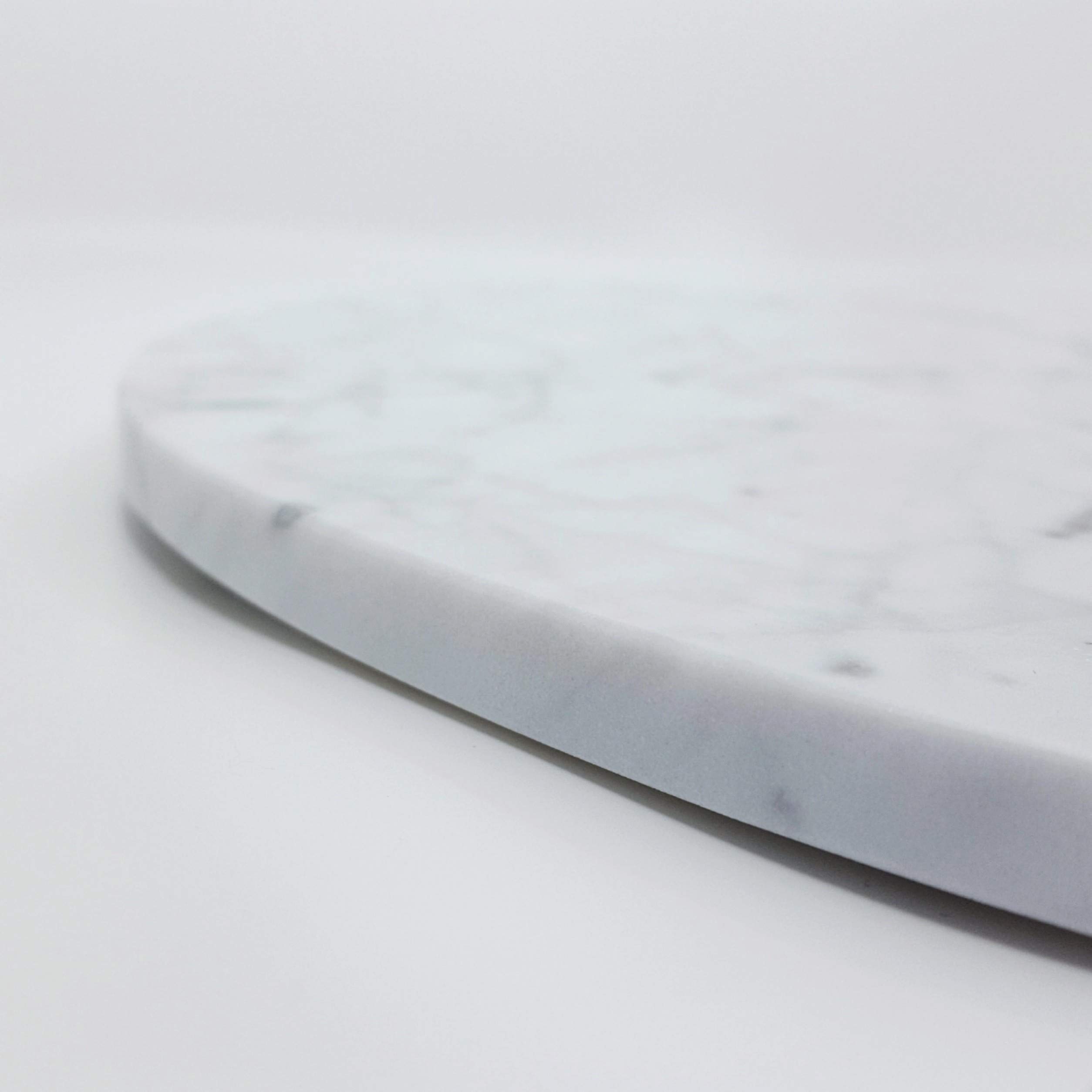 Elegant White Marble Cake Stand - 20 Inch Round Wedding & Birthday Party Centerpiece for Desserts, Cupcakes, and Table Decor | Perfect for Bridal Showers, Anniversary Celebrations, and Special Occasions