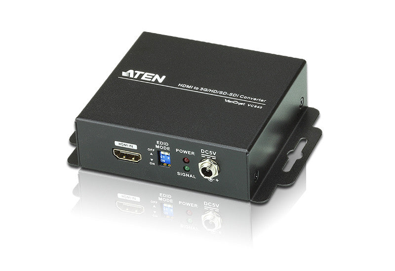 Aten VC840 Professional HDMI to 3G/HD/SD SDI Video Converter - Ideal for Live Streaming, Broadcast Studios & Video Production