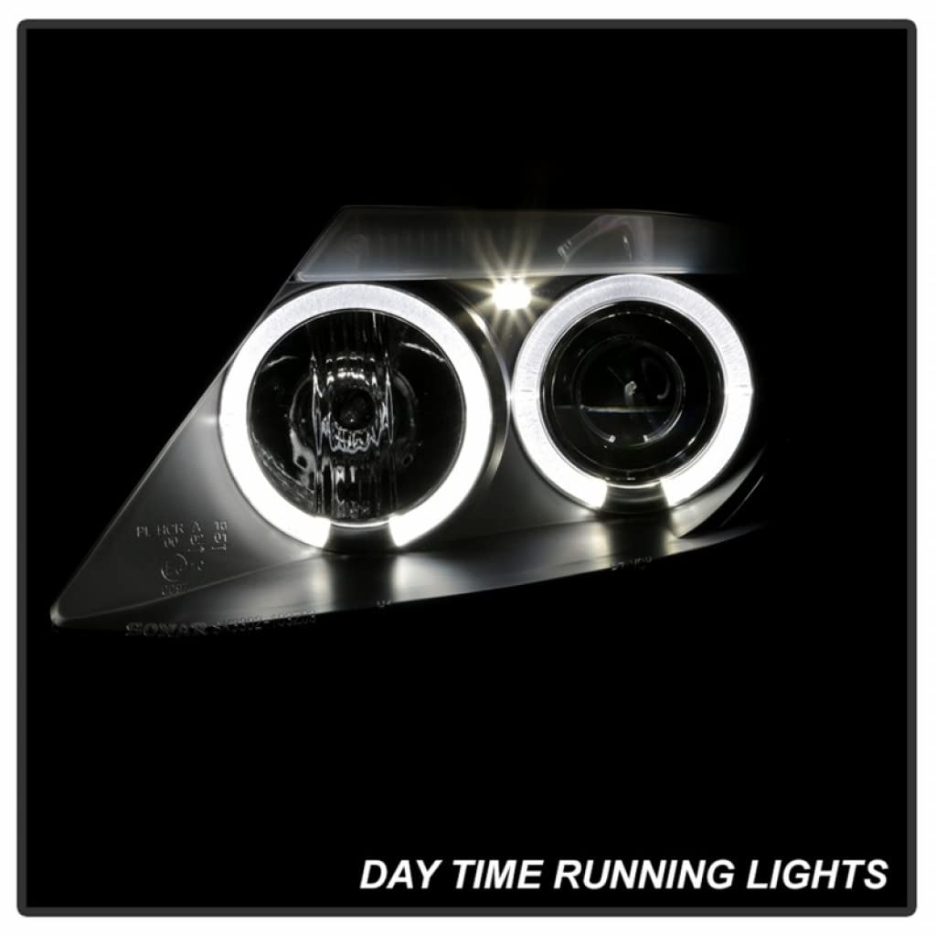 2003-2008 BMW Z4 Spyder Projector Headlights - HID Model with LED Halo (Black) | Part# 5029676 | Upgrade Your Night Driving & Style