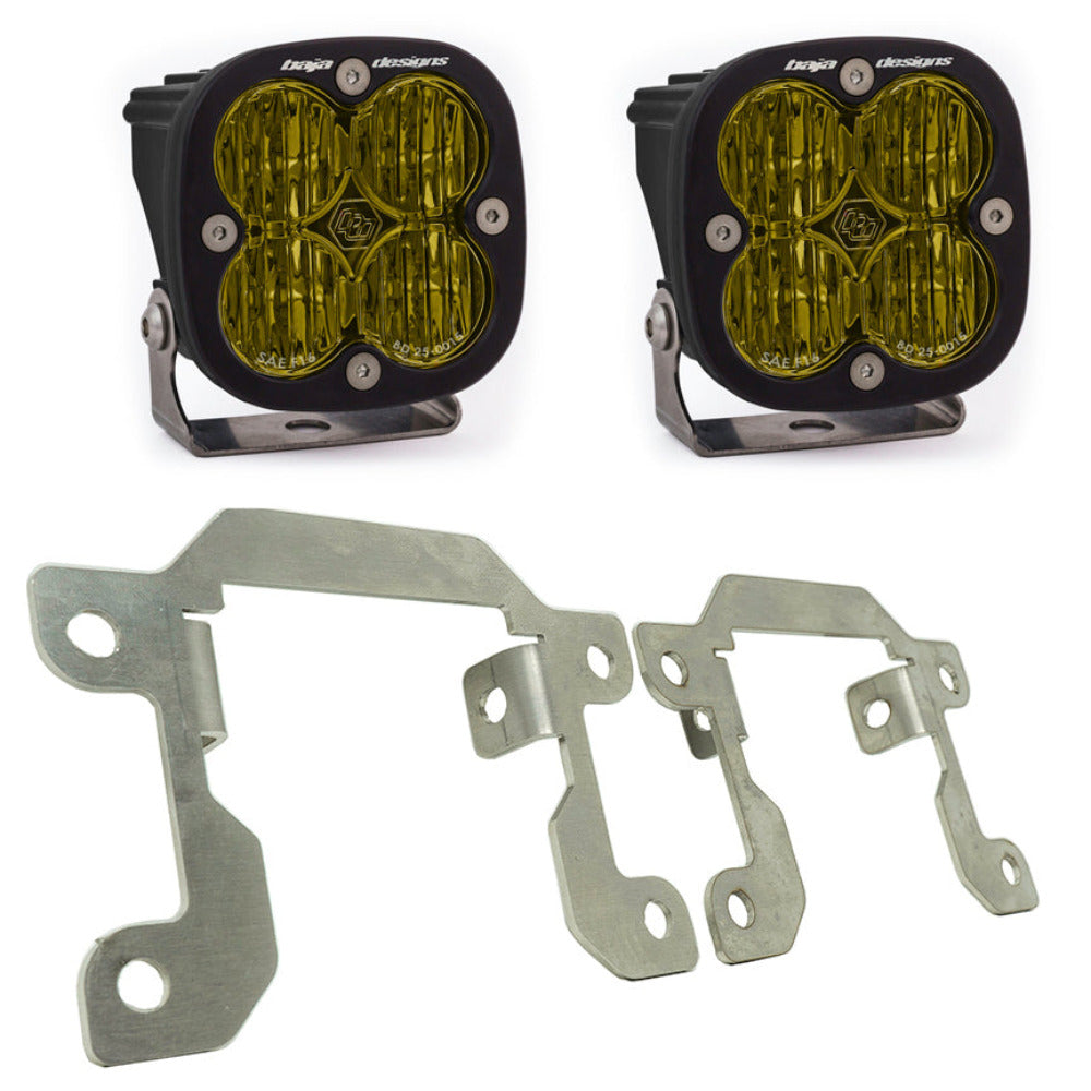 2021-2024 Ford Bronco Baja Designs SAE Fog Light Kit with OEM Plastic Bumper - Off-Road Lighting Upgrade for Adventure & Night Driving