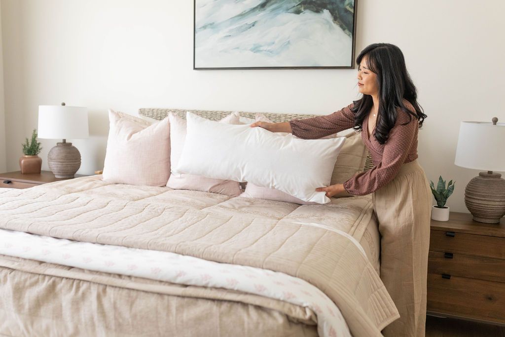 Gracie XL Lumbar Pillow Cover - Soft & Supportive Back Cushion for Office Chair, Sofa, and Bed - Perfect for Home & Office Comfort