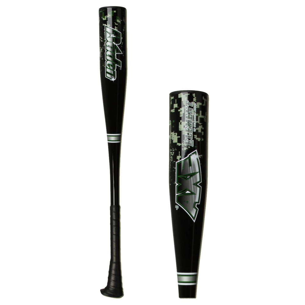 Brand New Baden Axe Element L137 BBCOR Baseball Bat - Black/Green 2 5/8