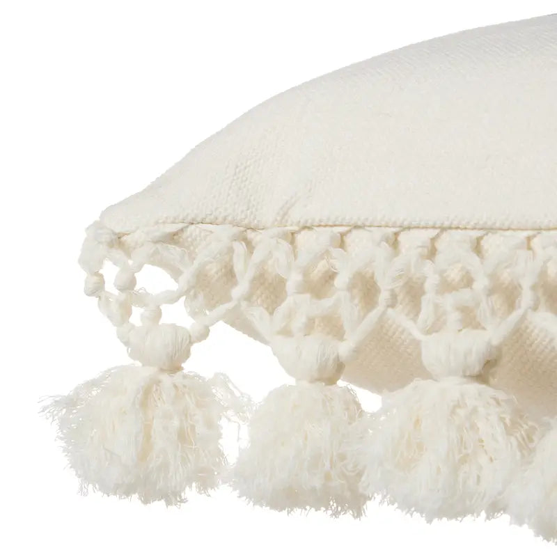 Jaipur Living Morgen Decorative Lumbar Pillow - Soft Accent Cushion for Sofa, Bed & Home Decor - Boho Chic Throw Pillow for Living Room & Bedroom